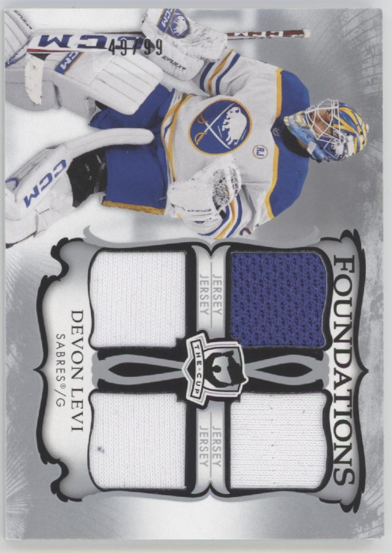 Devon Levi 2023-24 Upper Deck The Cup Foundations Swatch 49/99 #F-DL、Collector Store LLC、kayou
