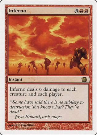 Inferno (8ED-196) - 8th Edition Foil、Wizards of the Coast、kayou
