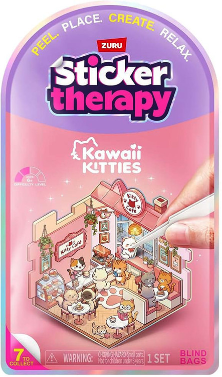 Sticker Therapy Kawaii Kitties Mystery Pack、ToyWiz、kayou