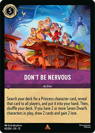 Don't Be Nervous (65/204) - Wilds Unknown、Ravensburger、kayou