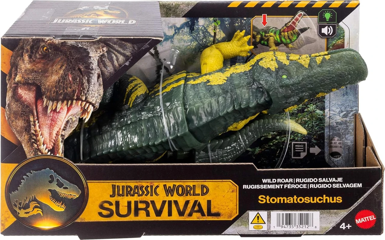 Jurassic World Survival Wild Roar Stomatosuchus Action Figure、ToyWiz、kayou
