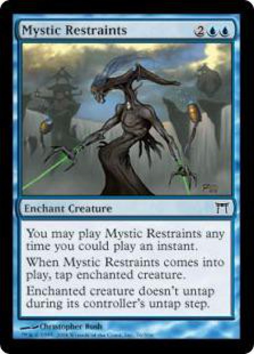 MtG Champions of Kamigawa Common Mystic Restraints #76 Moderately Played、ToyWiz、kayou