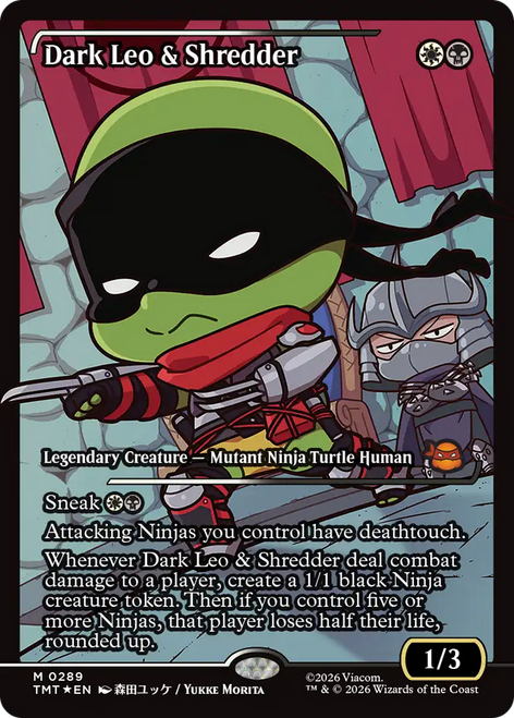 Dark Leo & Shredder (Japan Showcase Foil) | Teenage Mutant Ninja Turtles、Magic: The Gathering、kayou