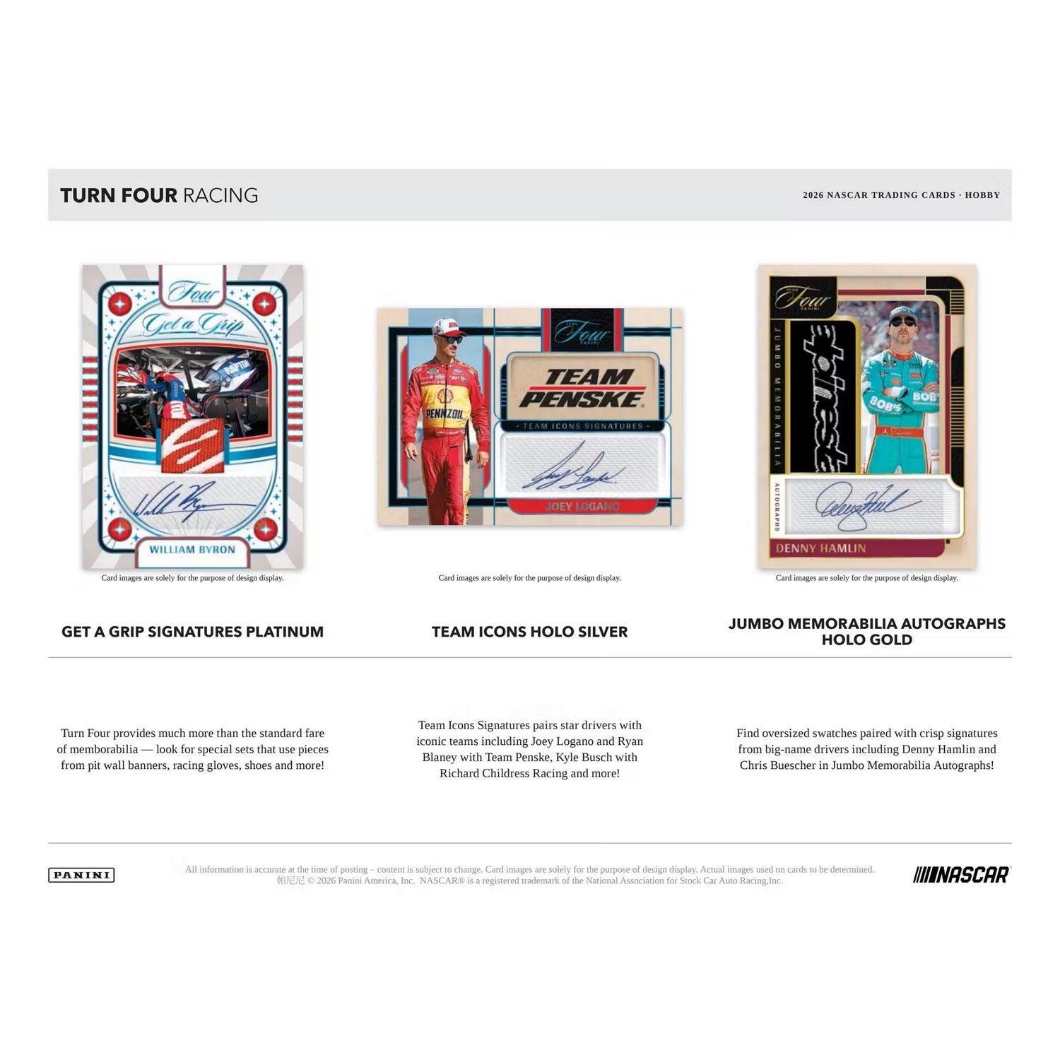 2026 Panini Turn Four Racing Hobby Box、Panini、kayou