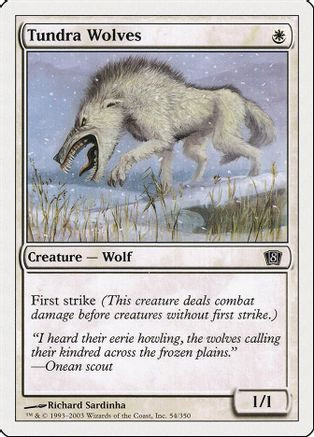 Tundra Wolves (8ED-054) - 8th Edition、Wizards of the Coast、kayou