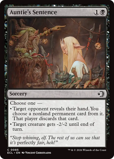 Auntie's Sentence (Foil) | Lorwyn Eclipsed、Magic: The Gathering、kayou