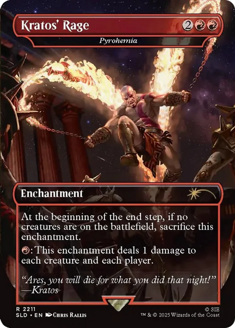 Pyrohemia Kratos' Rage (Secret Lair - God of War: Greek) | Secret Lair Drops、Magic: The Gathering、kayou