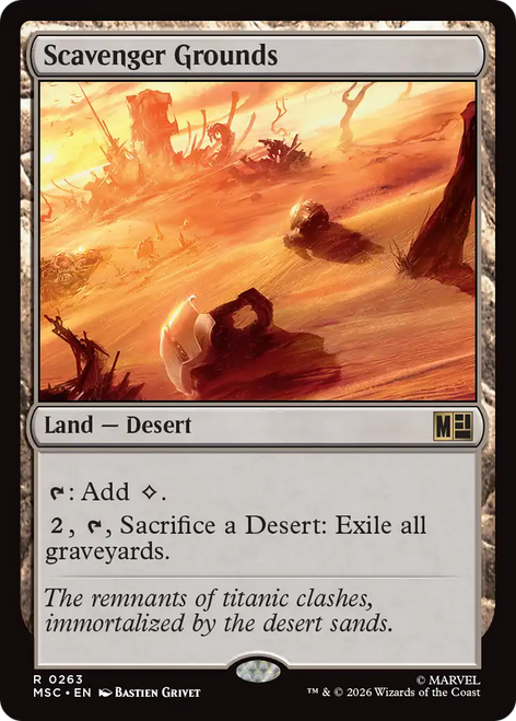 Scavenger Grounds (Surge Foil) | Marvel Super Heroes Commander、Magic: The Gathering、kayou