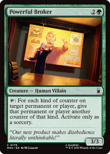 Powerful Broker (Foil) | Marvel Super Heroes、Magic: The Gathering、kayou