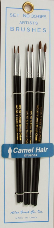 Atlas Brush Co Camel Hair Set No. 30 Brush Set、ToyWiz、kayou