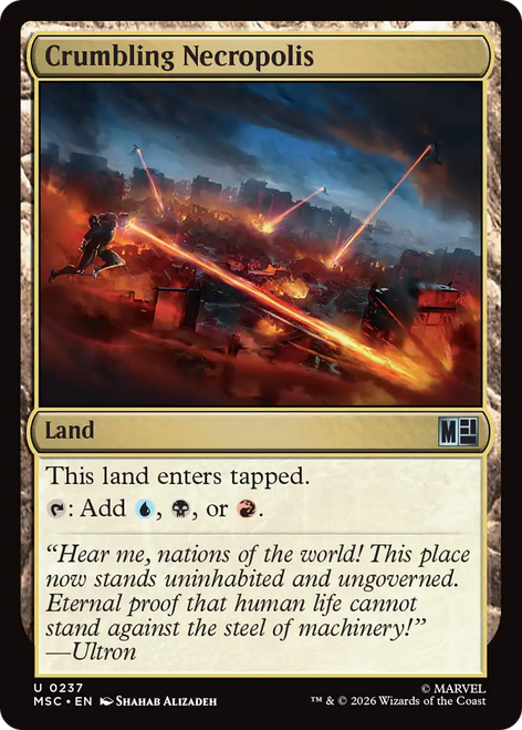 Crumbling Necropolis (Surge Foil) | Marvel Super Heroes Commander、Magic: The Gathering、kayou