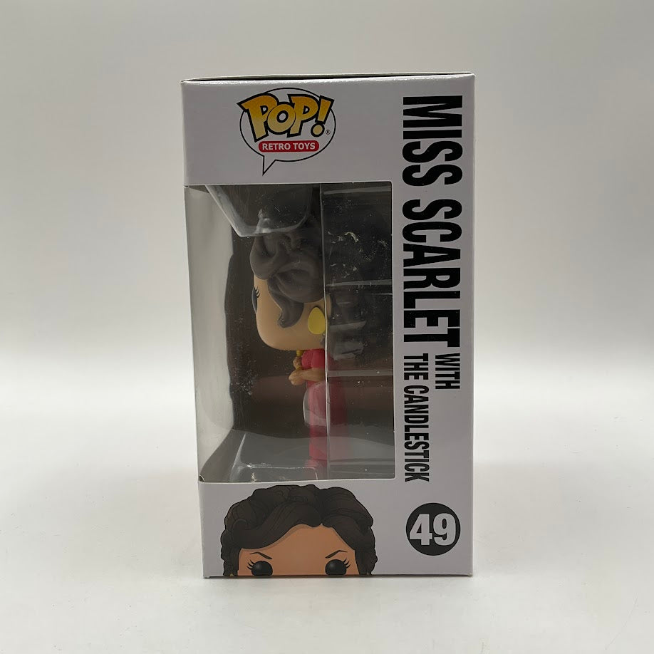 Miss Scarlet with the Candlestick Funko Pop! Clue #49、Funko、kayou