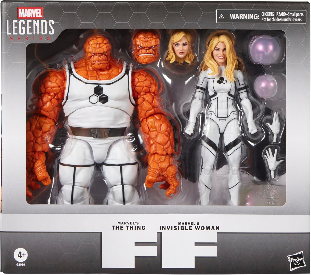 Fantastic Four Marvel Legends The Thing & Invisible Woman Action Figure 2-Pack、ToyWiz、kayou