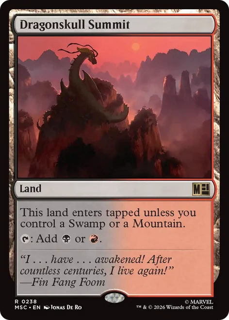 Dragonskull Summit (Surge Foil) | Marvel Super Heroes Commander、Magic: The Gathering、kayou