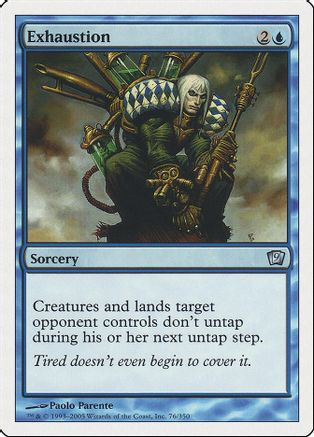 Exhaustion (9ED-076) - 9th Edition Foil、Wizards of the Coast、kayou