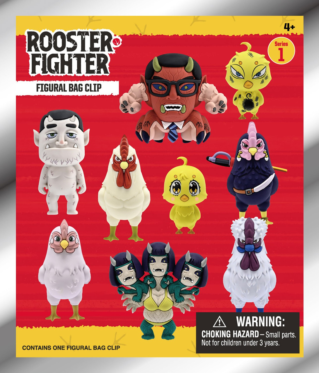 3D Figural Foam Bag Clip Rooster Club Series 1 Mystery Pack 1 RANDOM Figure (Pre-Order ships March)、ToyWiz、kayou