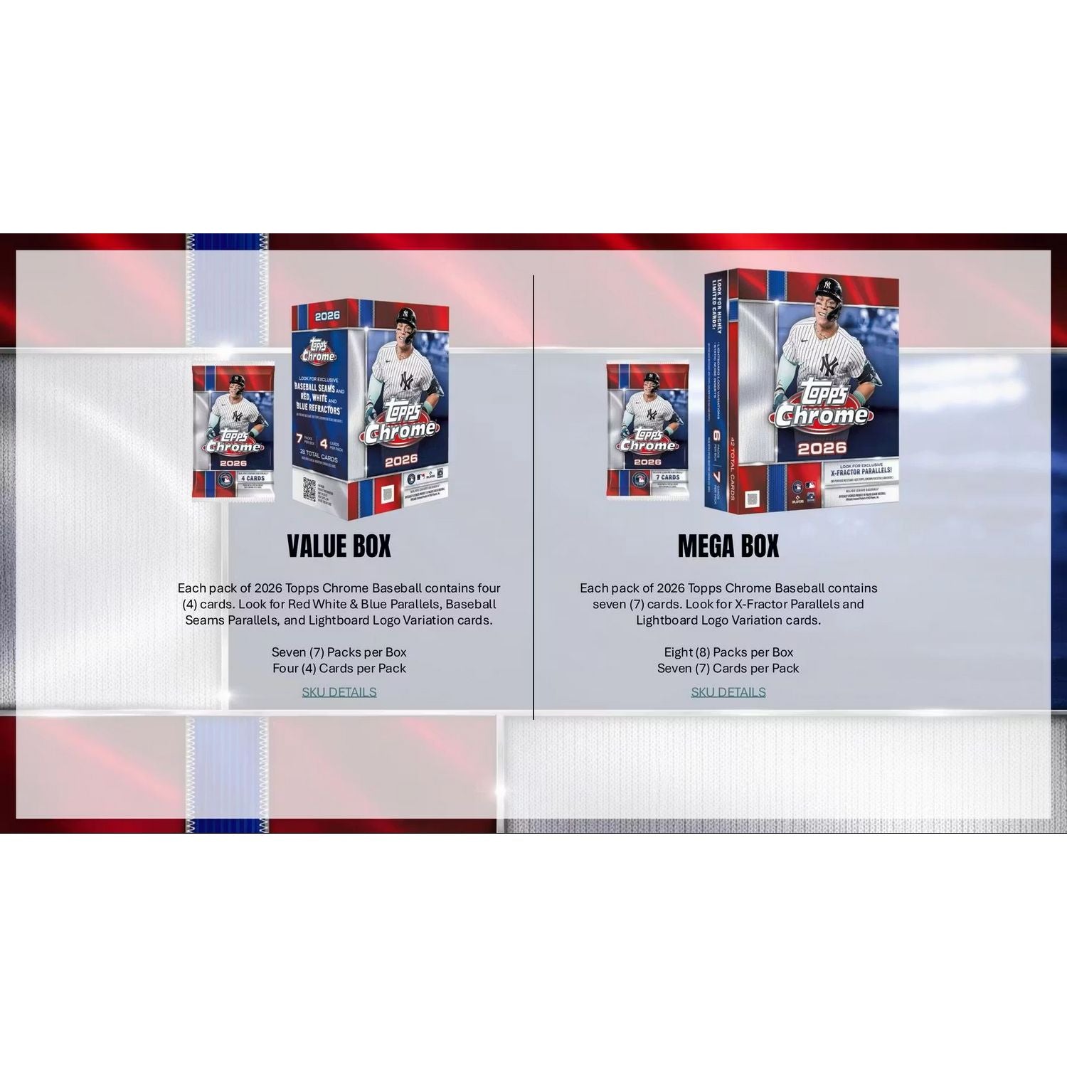 2026 Topps Chrome Baseball Jumbo Box、Topps、kayou