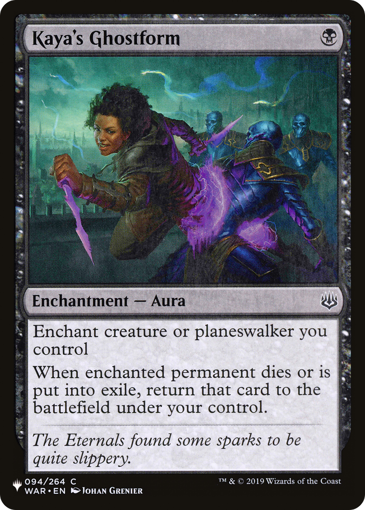 Kaya's Ghostform (LIST-094/264) - The List、Wizards of the Coast、kayou
