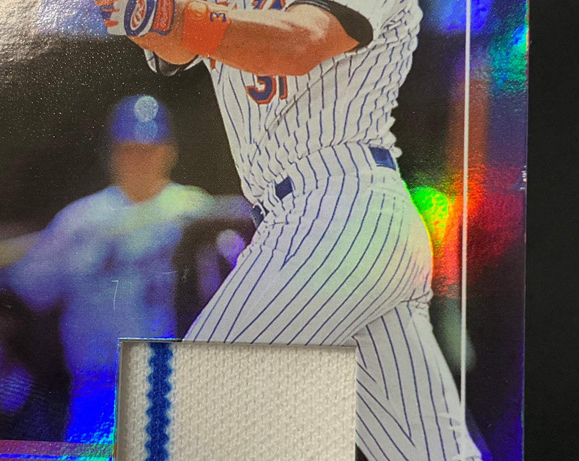 Mike Piazza 2002 Leaf Certified Mirror Blue Swatch 61/75 #92、Collector Store LLC、kayou