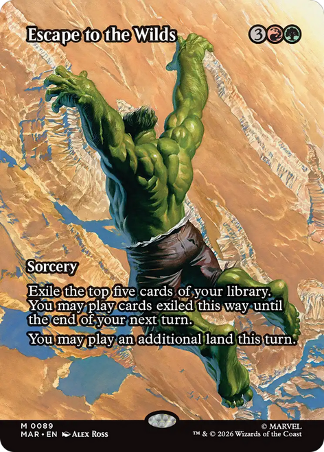 Escape to the Wilds (Borderless Source Material Foil) | Marvel Universe、Magic: The Gathering、kayou