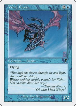 Wind Drake (7ED-114) - 7th Edition、Wizards of the Coast、kayou
