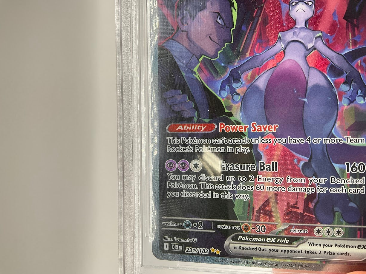 Team Rockets Mewtwo ex Pokemon Destined Rivals Special Illustration Rare BGS 9.5、Collector Store LLC Gaming、kayou