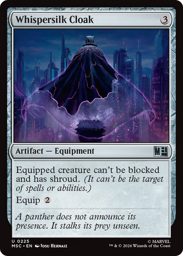Whispersilk Cloak (Surge Foil) | Marvel Super Heroes Commander、Magic: The Gathering、kayou
