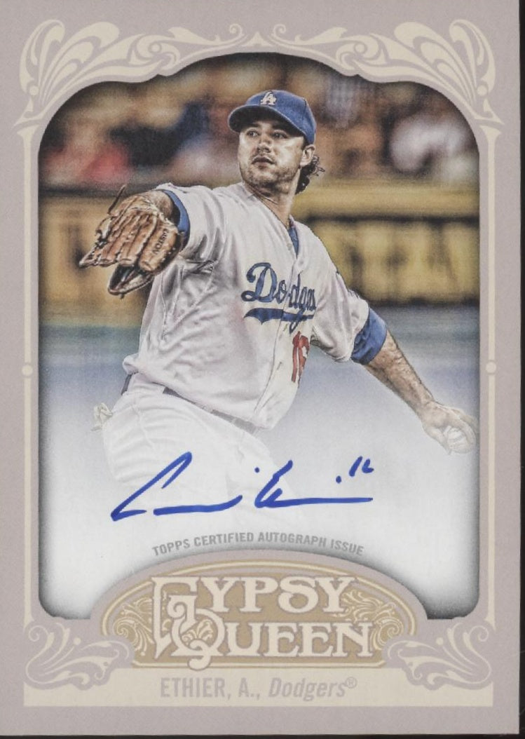 Andre Ethier 2012 Topps Gypsy Queen Auto #GQA-AET、Collector Store LLC、kayou
