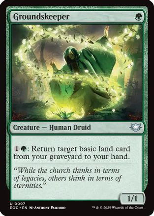 Groundskeeper (EOC-097) - Commander: Edge of Eternities、Wizards of the Coast、kayou