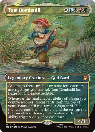 Tom Bombadil (Borderless) (Surge Foil) (HOC-078) - The Hobbit Foil、Wizards of the Coast、kayou