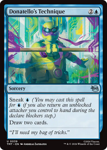 Donatello's Technique (Foil) | Teenage Mutant Ninja Turtles、Magic: The Gathering、kayou