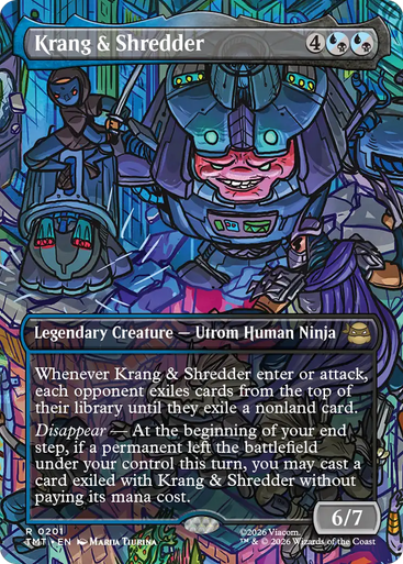 Krang & Shredder (Borderless Scene Foil) | Teenage Mutant Ninja Turtles、Magic: The Gathering、kayou