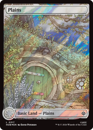 Plains (Full Art Surge Foil) (#317) | The Hobbit、Magic: The Gathering、kayou