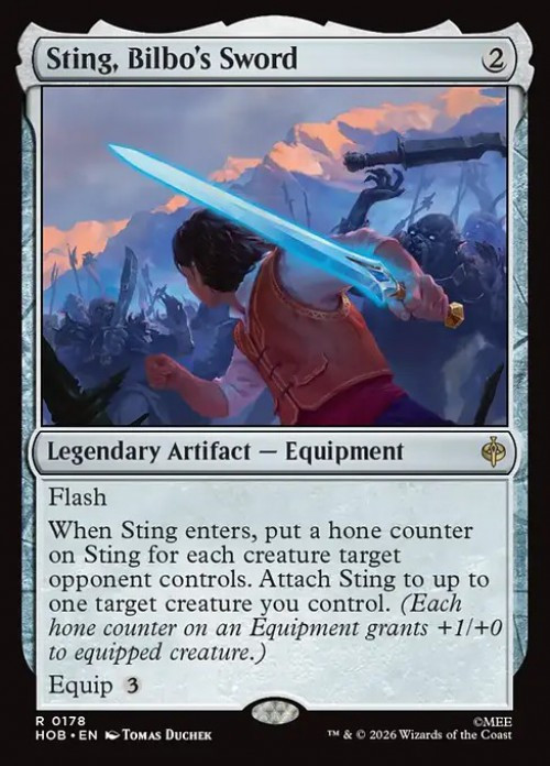 MtG The Hobbit Rare Sting, Bilbo's Sword #178、ToyWiz、kayou