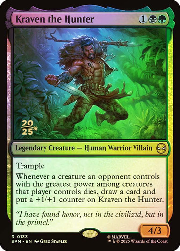 Kraven the Hunter (RM-PRE_SPM_133-ENF)、Magic: The Gathering、kayou