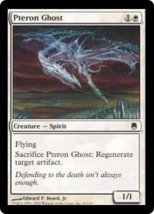 MtG Darksteel Common Pteron Ghost #10 Lightly Played、ToyWiz、kayou