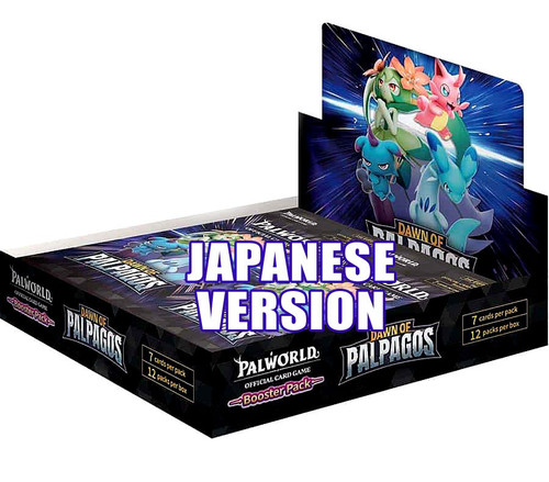 Palworld Trading Card Game Dawn of Palpagos Booster Box POCGe-BP01 JAPANESE, 12 Packs、ToyWiz、kayou