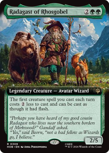 Radagast of Rhosgobel (Extended Art Foil) | The Hobbit、Magic: The Gathering、kayou