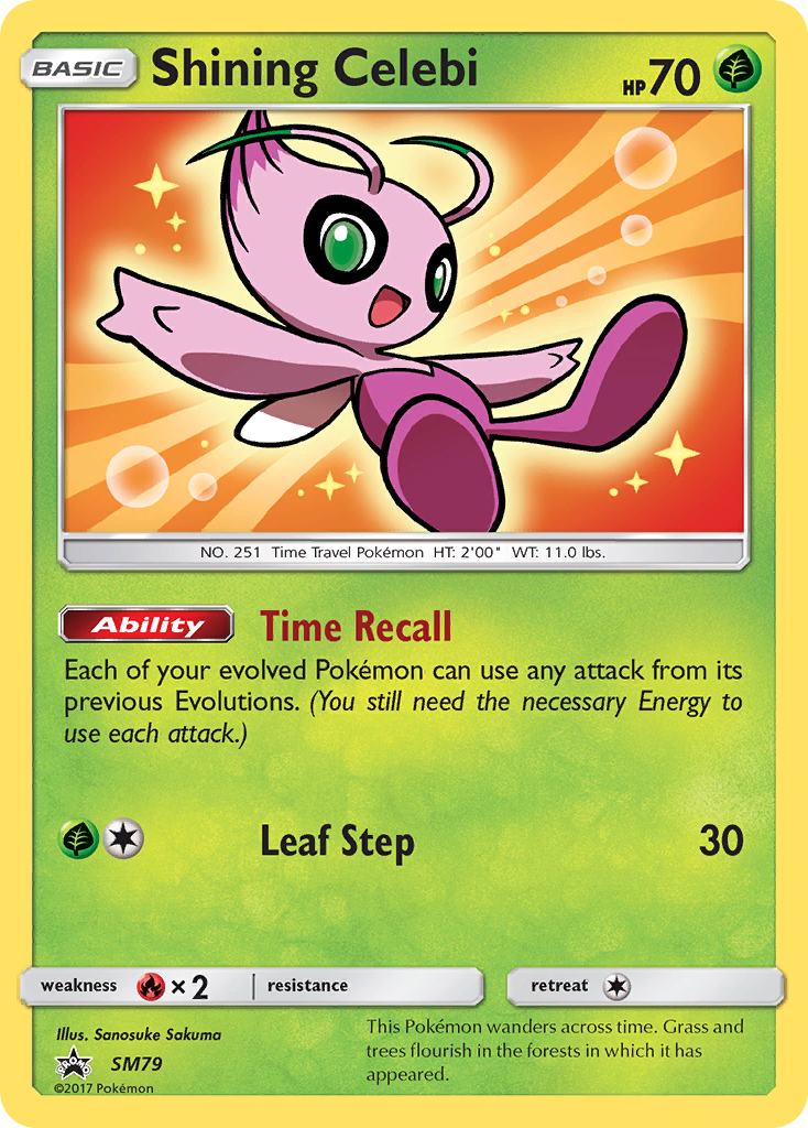 Shining Celebi SM79/248 - SM Black Star Promos Holofoil (MP)、The Pokémon Company、kayou