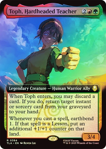 Toph, Hardheaded Teacher (TLA2-384)、Magic: The Gathering、kayou