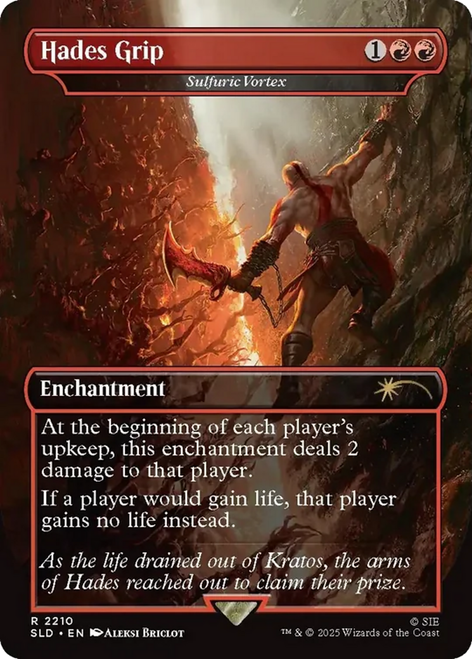Sulfuric Vortex Hades Grip (Secret Lair - God of War: Greek) | Secret Lair Drops、Magic: The Gathering、kayou