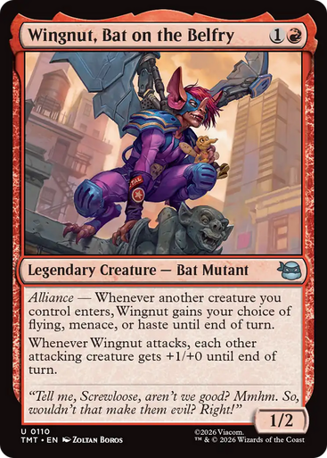 Wingnut, Bat on the Belfry (Foil) | Teenage Mutant Ninja Turtles、Magic: The Gathering、kayou