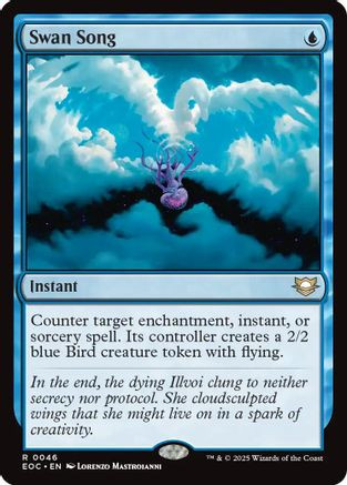 Swan Song (EOC-046) - Commander: Edge of Eternities、Wizards of the Coast、kayou