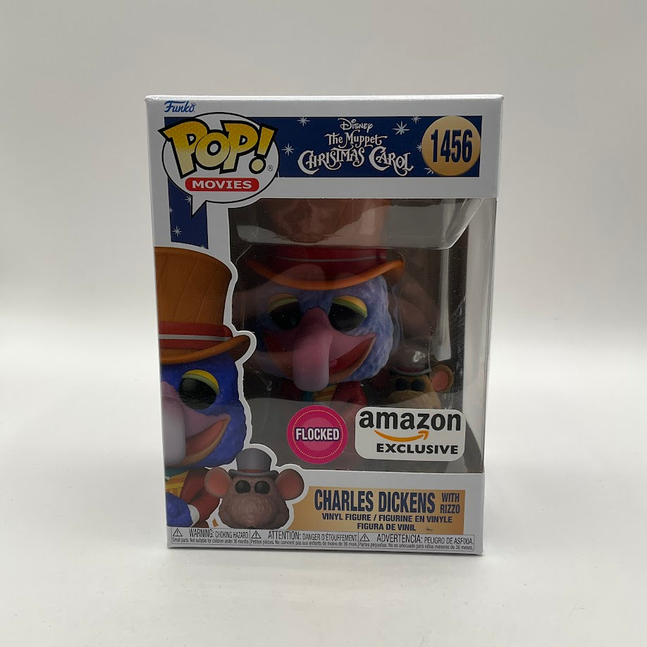 Charles Dickens with Rizzo Funko Pop! The Muppets #1456 Flocked Amazon、Funko、kayou