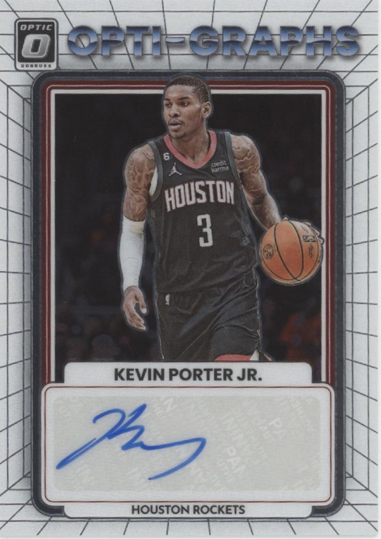Kevin Porter Jr. 2022-23 Panini Donruss Optic Opti-Graphs Auto 38/99 #OG-KPJ、Collector Store LLC、kayou