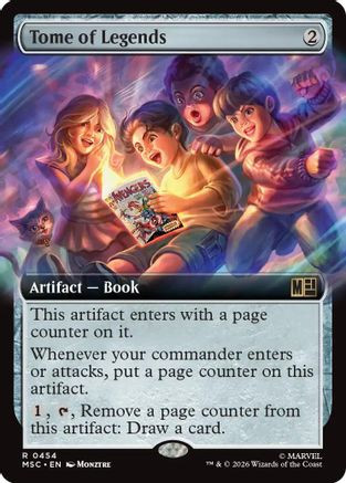 Tome of Legends (Extended Art) (MSC-454) - Commander: Marvel Super Heroes、Wizards of the Coast、kayou