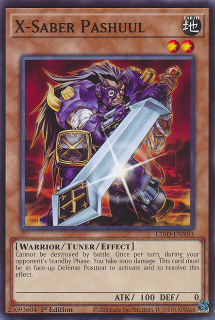 L26D-ENX03 X-Saber Pashuul、Yu-Gi-Oh!、kayou