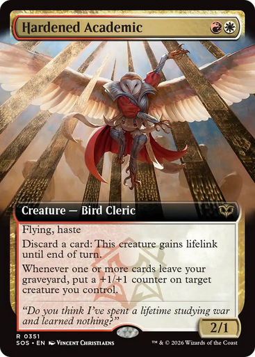 Hardened Academic (Extended Art) | Secrets of Strixhaven、Magic: The Gathering、kayou
