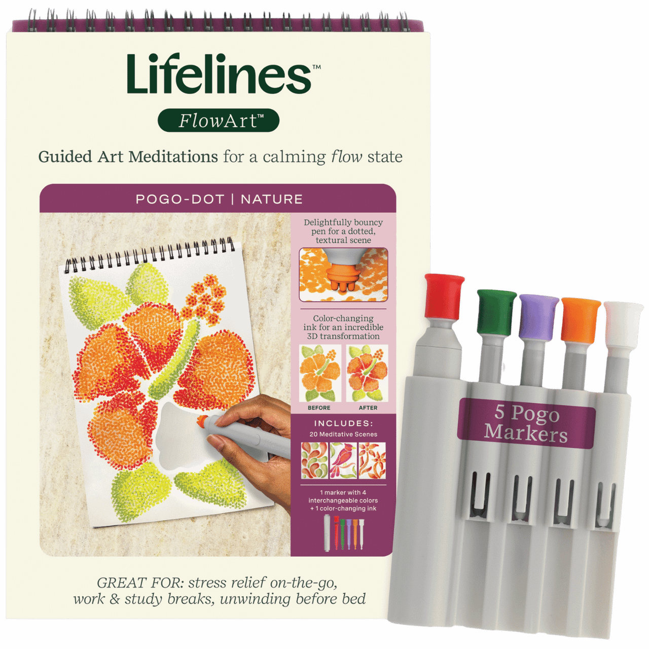 Lifelines FlowArt: Dot-by-Motion - Nature、Lifelines、kayou