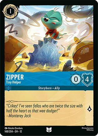 Zipper - Tiny Helper (148/204) - Wilds Unknown Cold Foil、Ravensburger、kayou